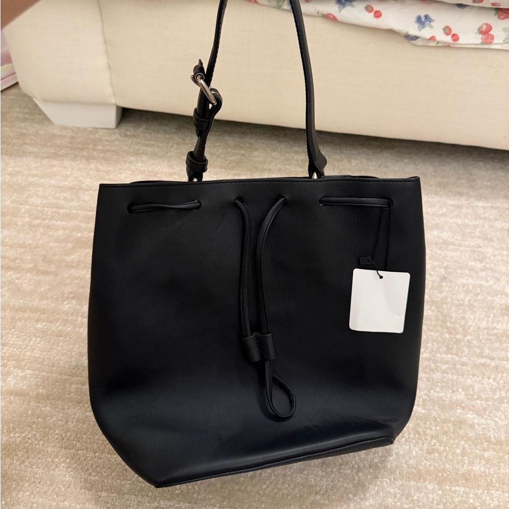Derek Lam 10 Crosby Black Tote Bag